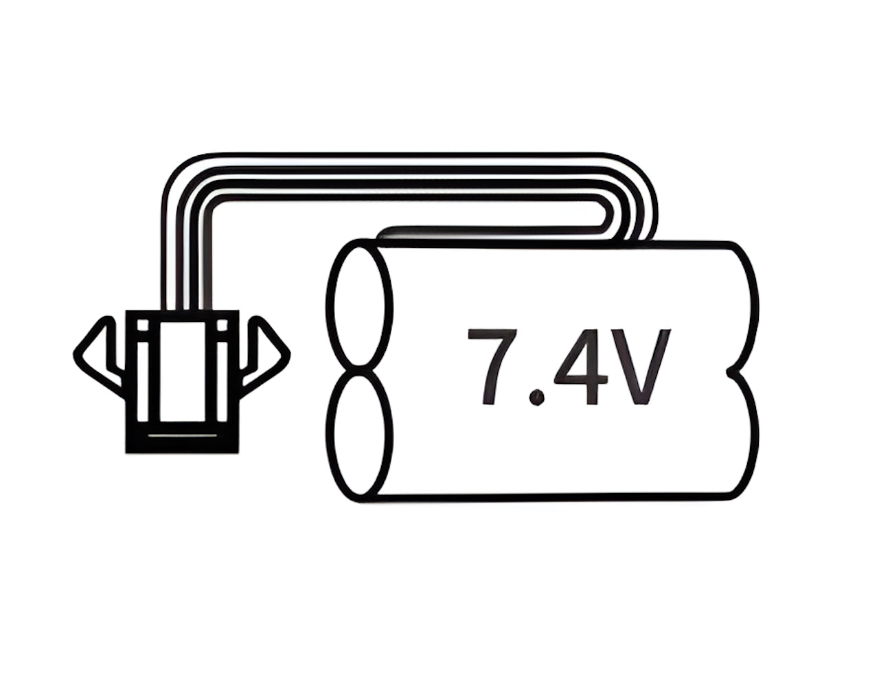 DEERC DE85 RC Car Battery