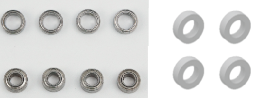 旧バージョン 9300 または 9310 1:18 スケール RC カー用 DEERC アクセサリ