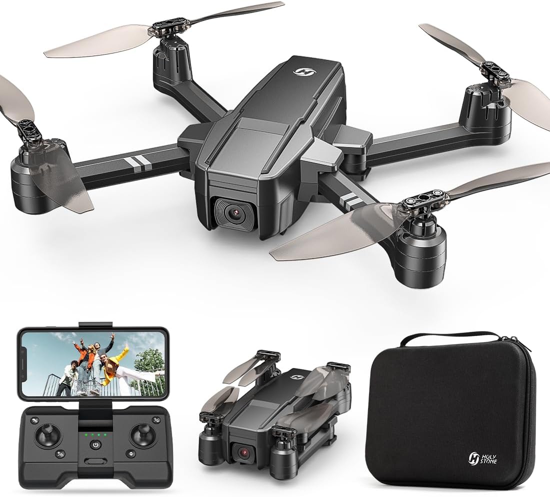 Holy Stone HS440 FPV Drone with 1080P HD Camera, Voice and Gesture Control, Headless Mode, Auto Hover, Gravity Sensor, Circle Fly, Unavailable in GE
