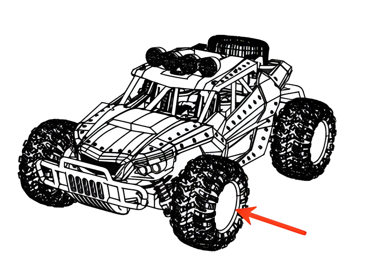 DEERC DE36W/DE65 RC Car Accessories