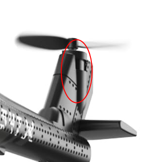 DEERC SQN-040 RC Plane Accessories